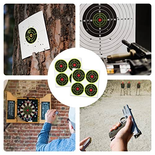 Toymis 120Pcs Shooting Targets Stickers, 3 Inch Round Shooting Splatter Targets For Shooting Range Self Adhesive Targets For Archery Bow, Hunting Training #TOP5