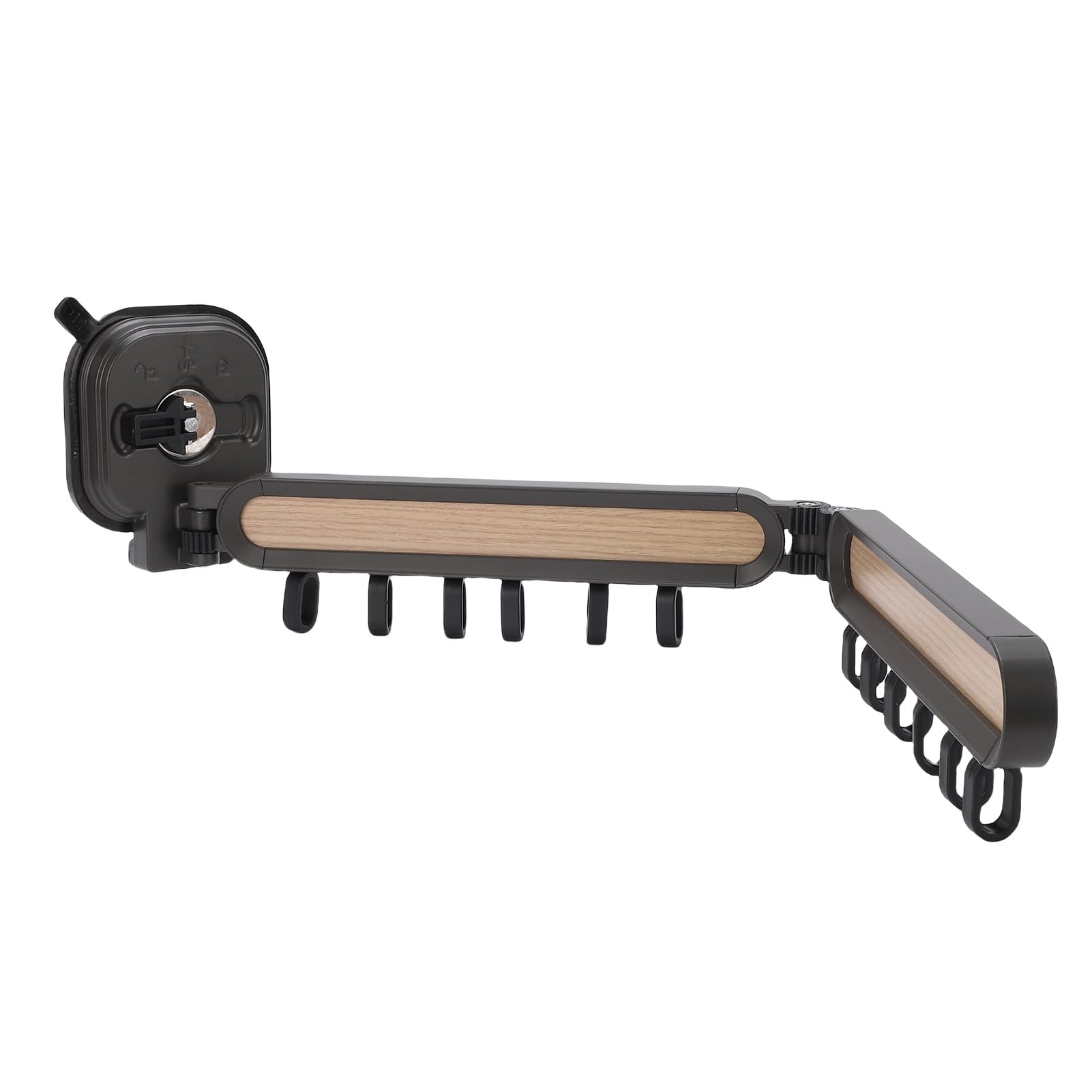 Wall Mounted Hanger Rack, Clothes Drying Rack, Wall Mounted Foldable Aluminum Laundry Drying Racks, for Laundry Room Bathroom Balcony RV