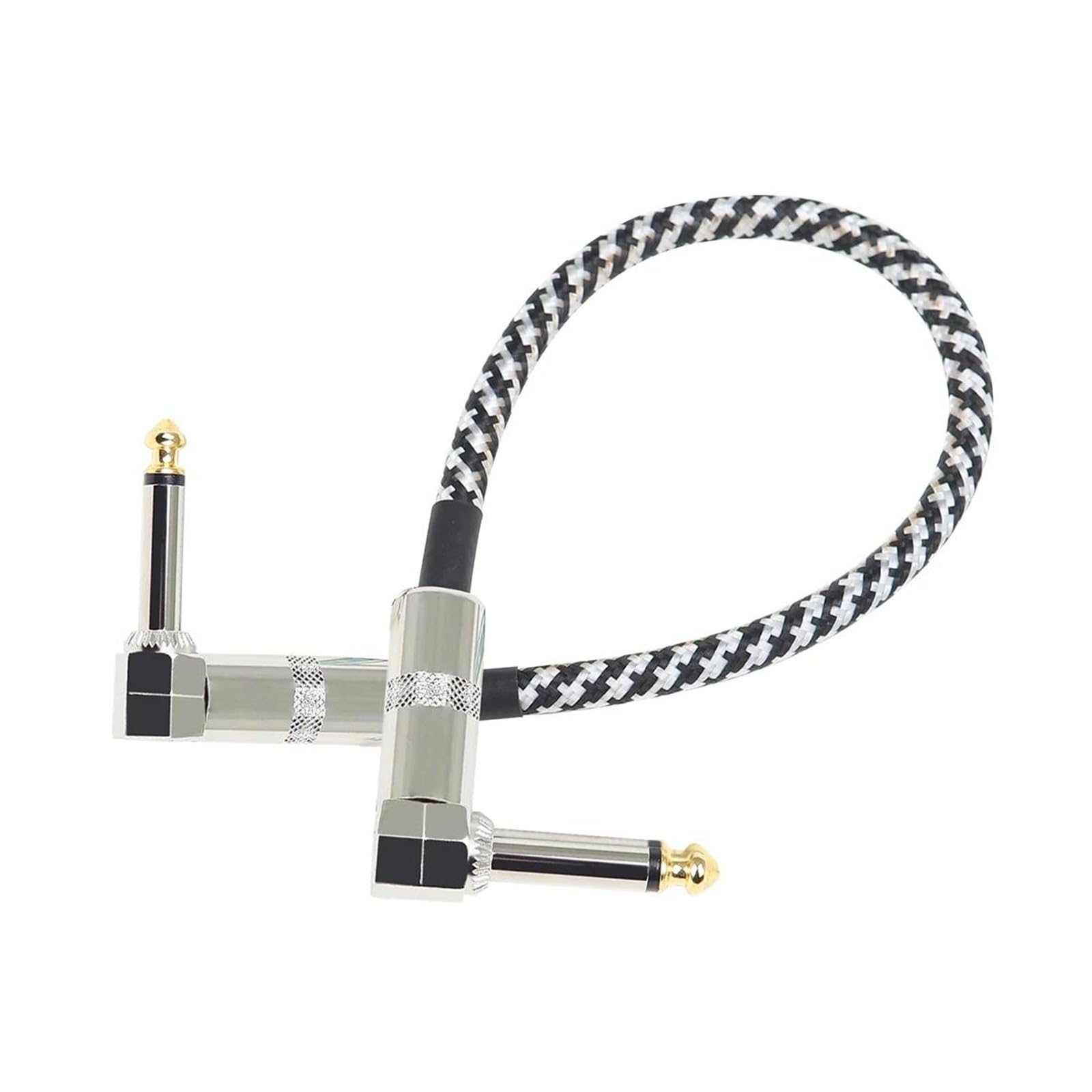Kabel audio do gitary Wzmacniacz muzyczny do gitary elektrycznej i basu akcesoria do instrumentów strunowych 6 plecionych kabli