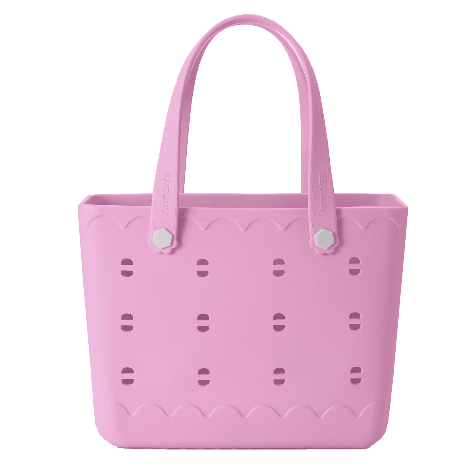 Bolsa de playa de goma, impermeable, lavable, a prueba de puntas, duradera, para playa, barco, piscina y deportes, XL grande