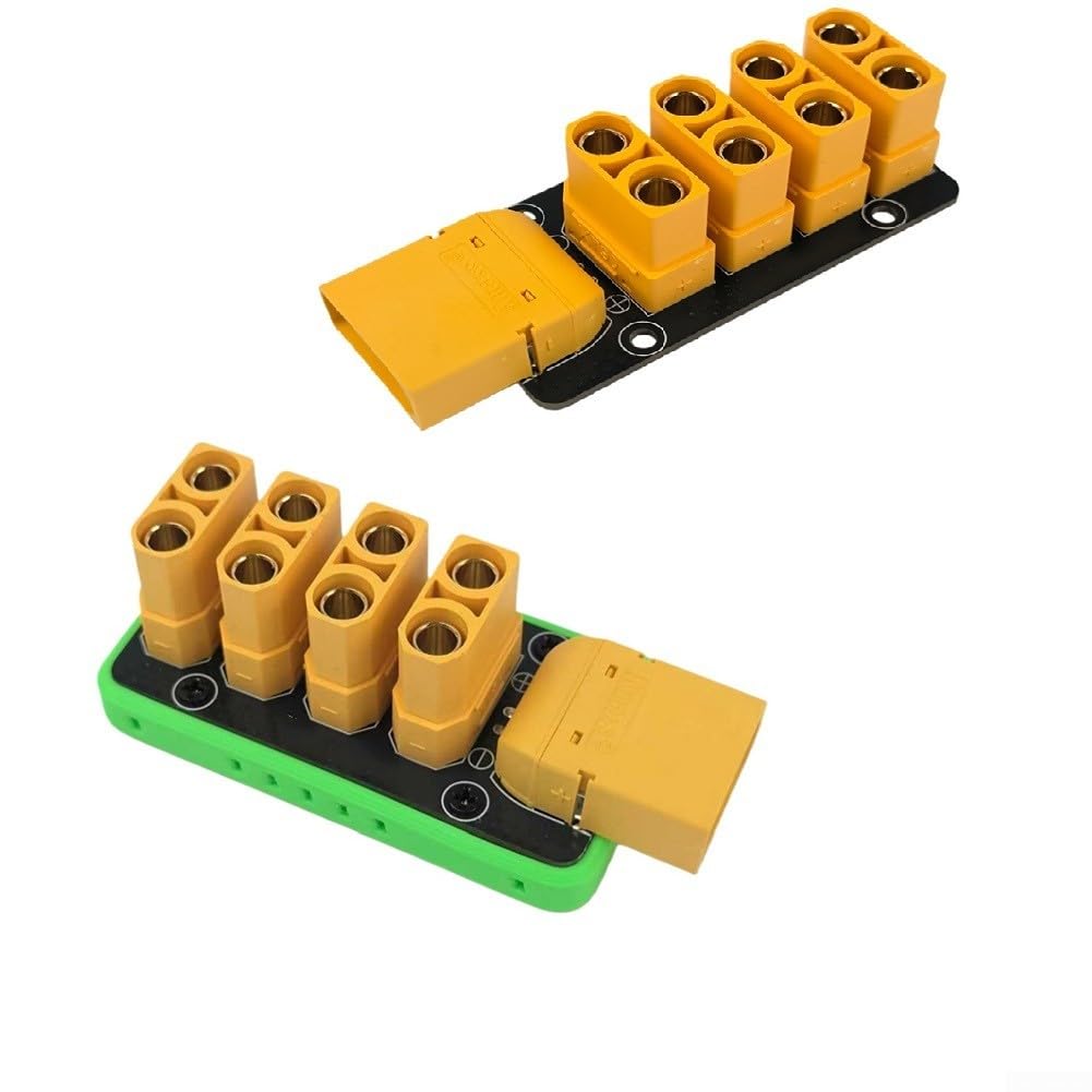 DIY 4-Channel Power Distribution Board avec Prise Intégrée pour XT90 ESC dans RC Voitures Bateaux et Robots (A)