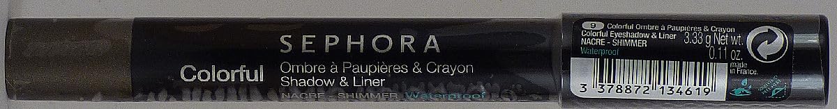COLLECTION Sephora Colorful® Waterproof Eyeshadow & Eyeliner Multi-Stick 09 Khaki