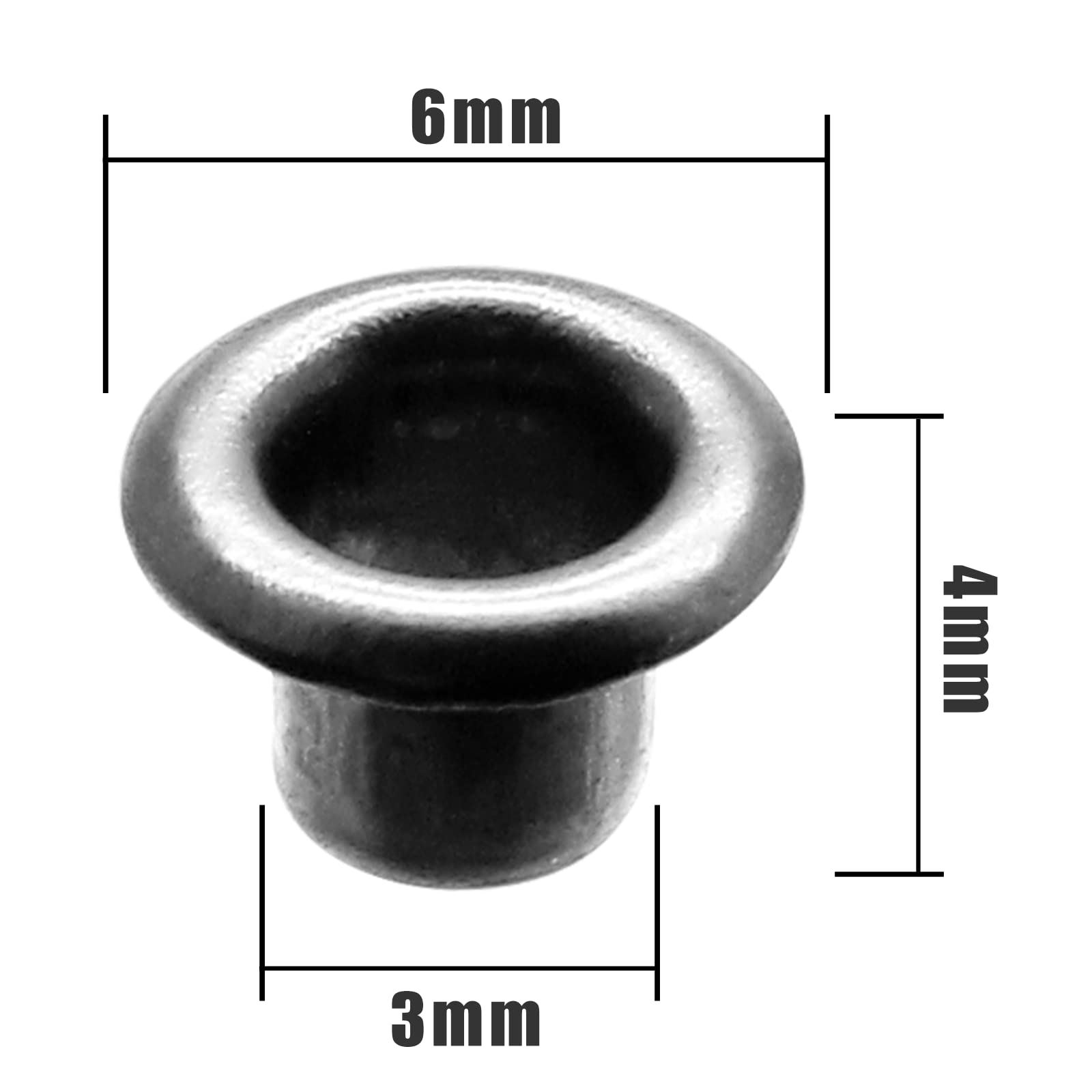 Amazon.com: Litoexpe 1/8 Inch (3mm) ID Grommets Eyelets, 200