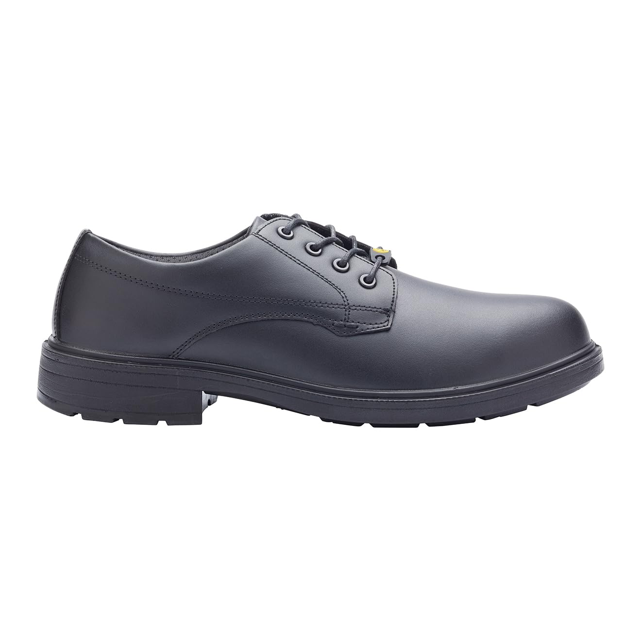 Blackrock ESD Oxford Zapatos Seguridad, Composite, Negro, Puntera Sin Metal, Cuero, Oficina - UK 8/EU 42