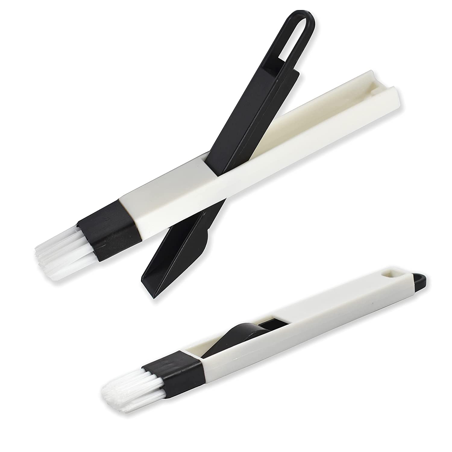 2 in 1 Multi-Function PP Plastic Window Slot Screen Keyboard Drawer Wardrobe Corner Gap Dust Removal Cleaning Brush with Dustpan (B09WF3VJ8L) Amazon Price History, Amazon Price Tracker