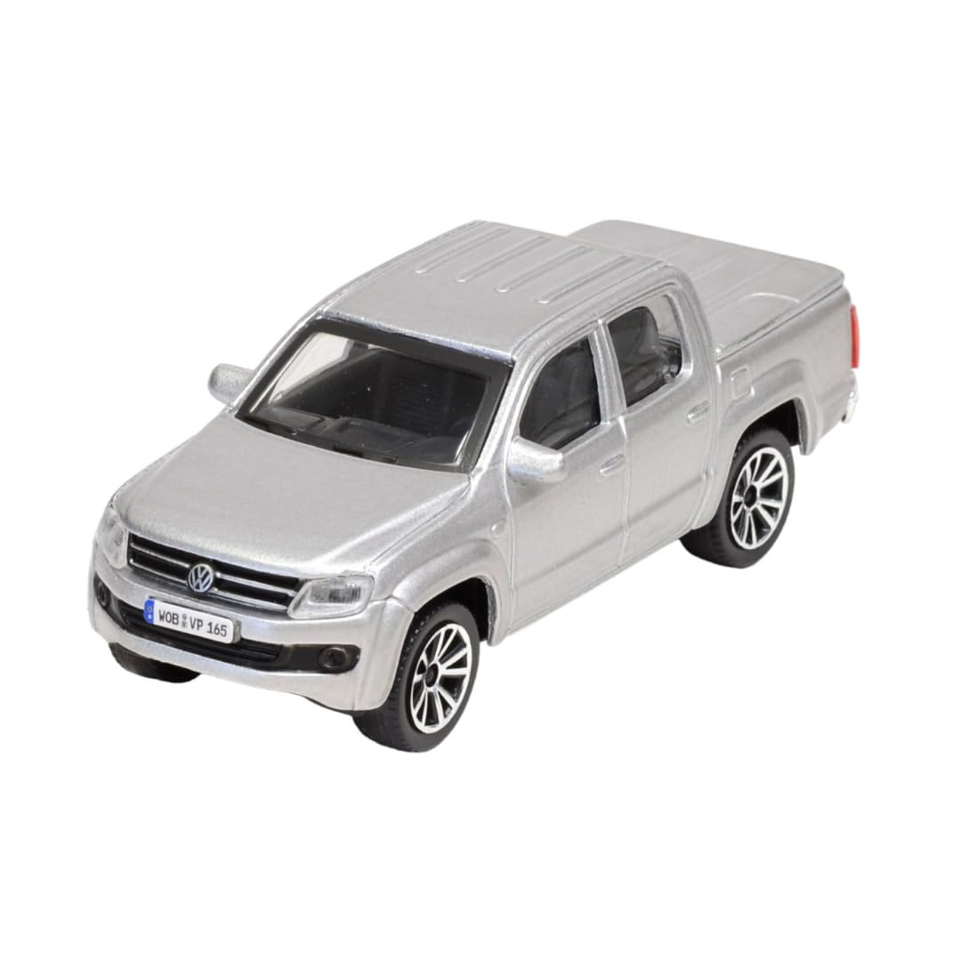 D-power – Volkswagen Amarok - Silver | Die-Cast Replica, Ultimate Collector's Item, Pickup Trucks | Toy Vehicles, Metal Toy Car Model - Pull Back Collection | Size - 1:48, For Kids 3+