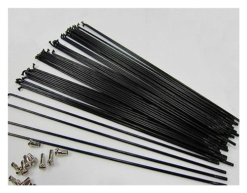 Rayons acier inoxydable 14G J-Bend 288 mm pour montage de roue de précision - 5
