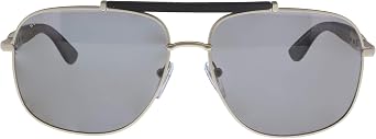 Bvlgari BV5040K - 200781 Sunglasses MATTE SILVER PLATED w/POLAR GREY 60mm