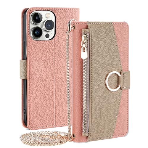 Étui en cuir rose iPhone 11 idéal pour vos sorties avec son anneau de maintien