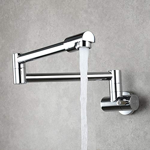 Robinet d'eau froide mural pliable et pivotant pour évier