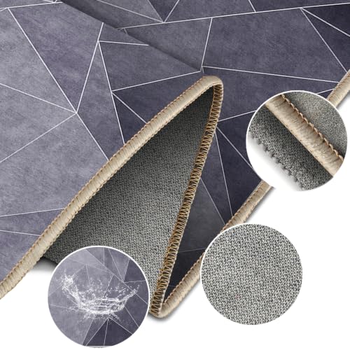 SZZEUOA 160 x 200 cm Tapis Antidérapant Chaise de Bureau pour Fauteuils – vue 4