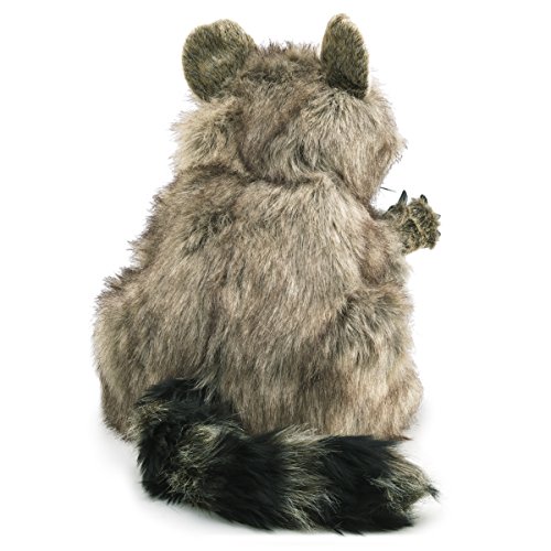 Folkmanis Raccoon Hand Puppet Plush - Image 2
