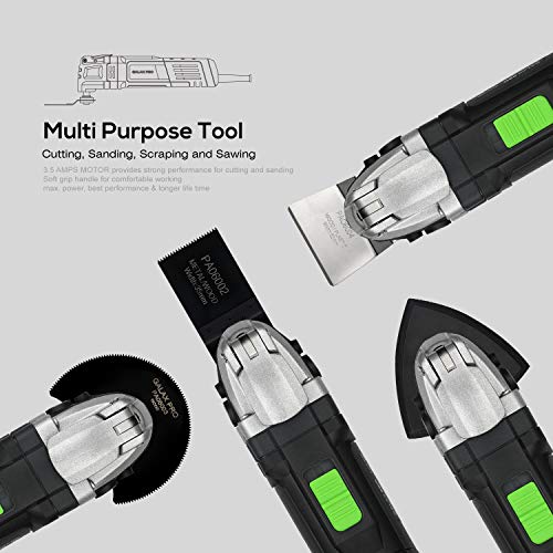 GALAX PRO Oszillationswerkzeug Oszillierer Multitool 400 Watt 6 Einstellbare Geschwindigkeiten zum...