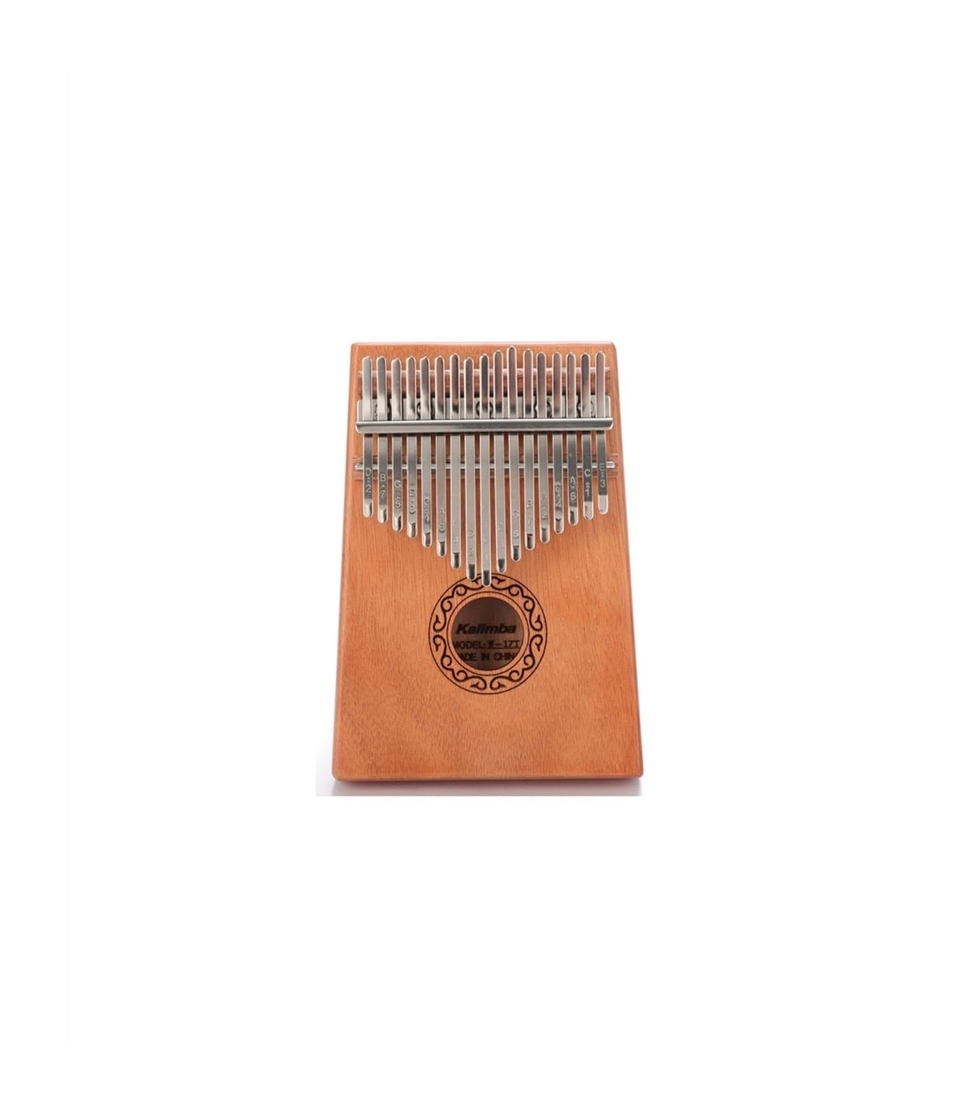 Kalimba Przenośny instrument muzyczny z 17-tonowym fortepianem na palec w kolorze drewna mahoniowego mory