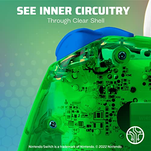 Pdp Rock Candy Filaire Gaming Switch Pro Manette - Official License Nintendo - Oled / Lite Compatible - Compact, durable Travel Manette - Luigi