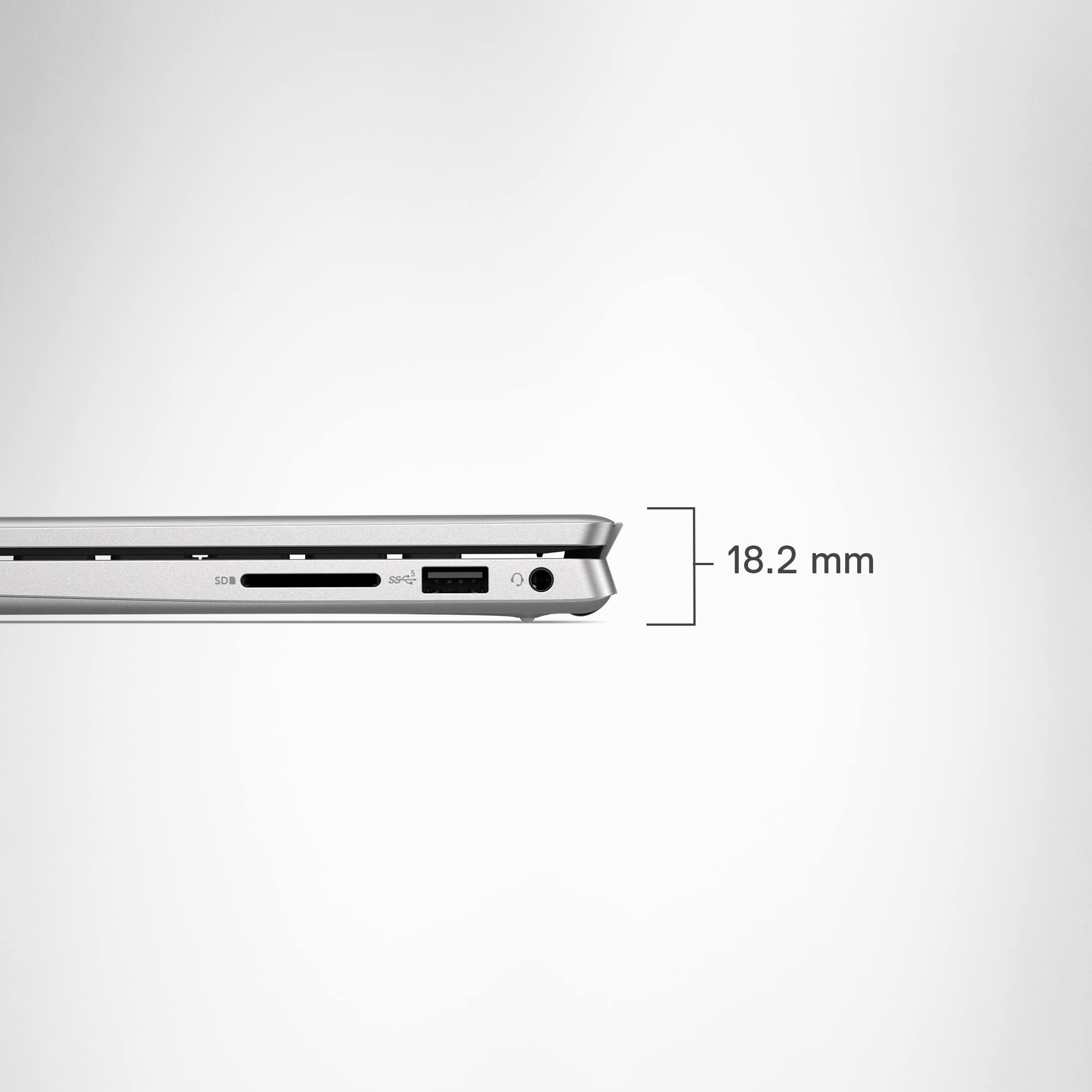 Dell Inspiron 5630 Laptop - 16.0-inch 16:10 FHD+ (1920x1200) Display, Intel Core i7-1360P, 16GB LPDDR5 RAM, 1TB SSD, Intel Iris Xe Graphics, Windows 11 Pro, Premium Support & Dell Migrate - Silver