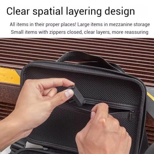 Image of Yantralay Carry Case for D JI Os mo Action 6 | Hard Portable EVA Storage Bag, Shockproof Anti-Scratch Protective Case | Os mo Action 6 Accessories