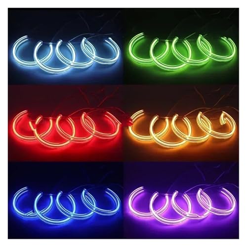 Ojos de ángel LED RGB para BMW con control mediante aplicación móvil 4