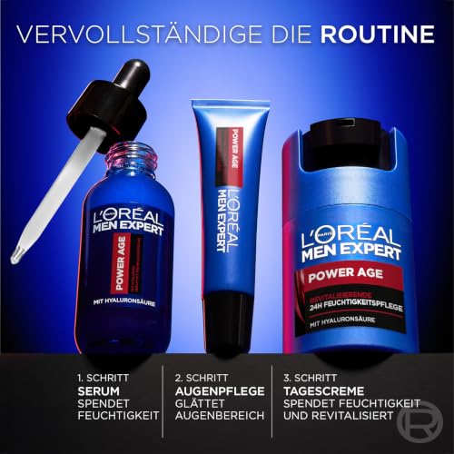 L'Oréal Men Expert Nachtcreme gegen Falten für Männer, Anti-Aging Feuchtigkeitscreme für das Gesicht gegen müde und matte Haut… – Ansicht 6
