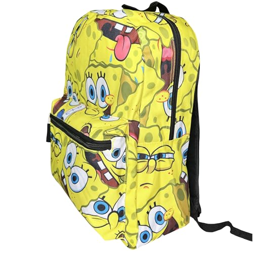 Fast Forward SpongeBob Square Pants All Over Print 16" Backpack3