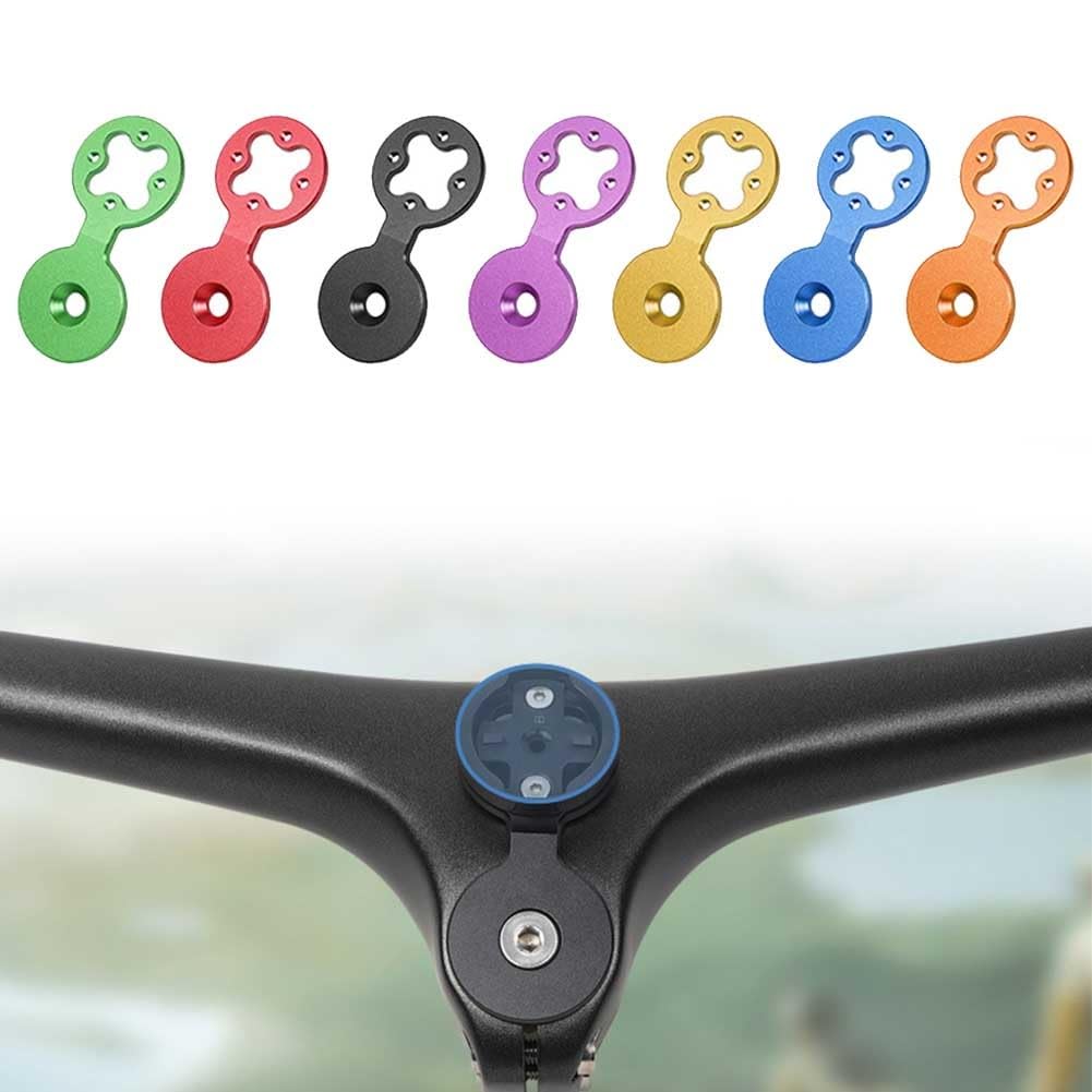 Support Vélo Intégré Pour Garmin Edge / Wahoo / Bryton - Alliage Aluminium CNC - Compatible GoPro Et Lampe - Positionnement Avant Réglable