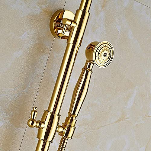 Ensemble de Douche Robinets de Baignoire anti-calcaire pour pose murale facile