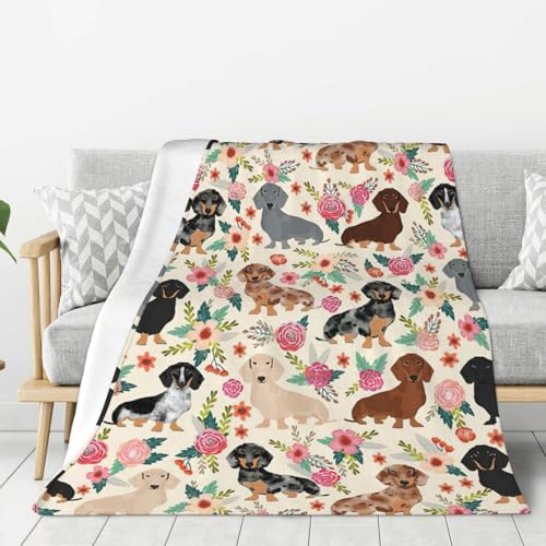 Couverture teckel grande taille lit épais anti-froid