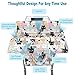 Shopping Cart Cover for Baby,2-in-1 High Chair Cover Soft,Portable,and Machine Washable,Comfortable Cotton Seat Pad with Safety Harness and Portable Cloth Bag,Fits All Supermarkets and Restaurants