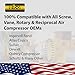 ELBA | AIR Compressor Oil | ISO VG 100 | Synthetic | All Season Compressor Oil | Compare to: Mobil RARUS 426. Corena S 100. TERESSTIC 100. COMPAIR. Kluber Summit TM 30 5 Gallon Pail