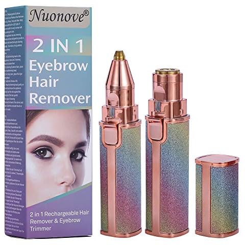 Depiladora Cejas Mujer, Eléctrica 2 en 1 Cover