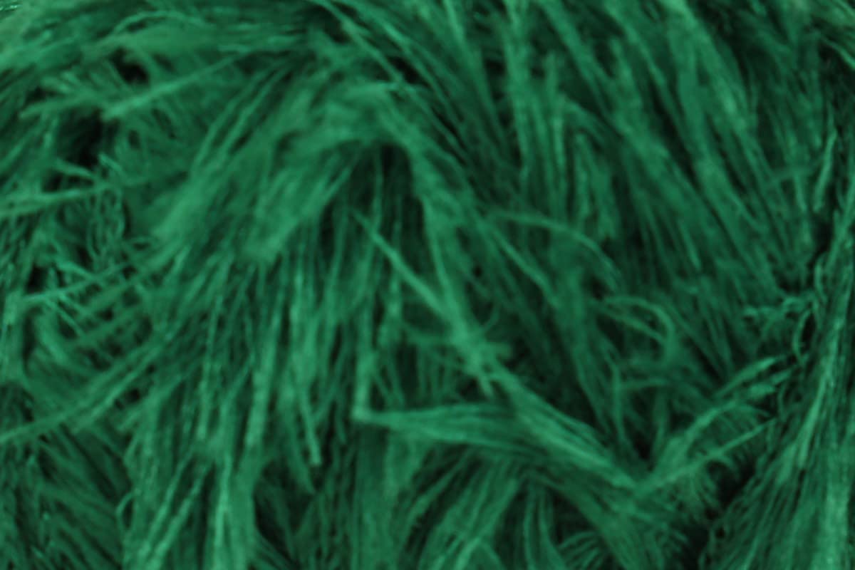 King Cole Moments DK Eyelash Yarn 100% Polyester Soft Fluffy Double Knit Eyelash Yarn 90m for Knitting & Crochet Accessories - Emerald (3228) - 50g Balls
