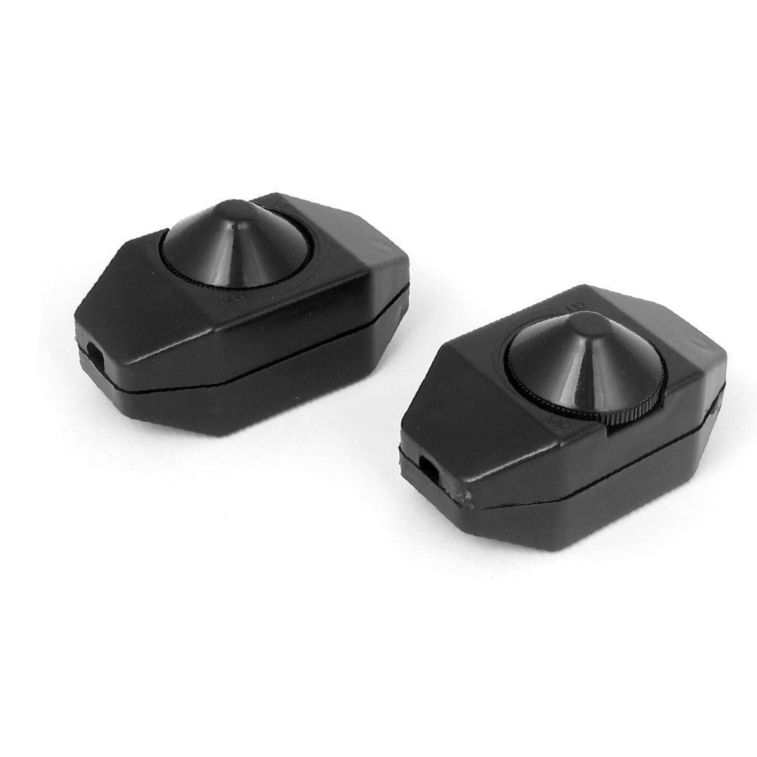 X-DREE AC 220V For UAE/110 ν 1A Adjustable Desk Table Lamp Dimmable Dimmer Switch Black 2pcs (687bcec2-a222-11e9-8d7c-4cedfbbbda4e)