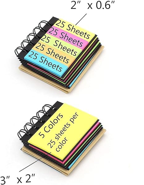 Image of Jorito Pocket Size Spiral Sticky Note Pad