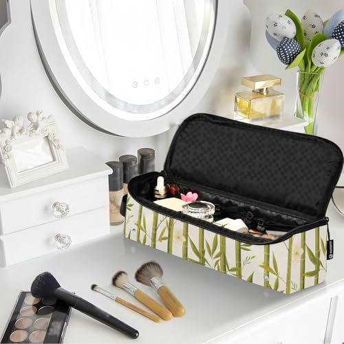 Organizador para herramientas de cabello Floral White 2 en 1 miniatura 6