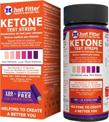 Keto Strisce reattive per chetoni urinari di Just Fitter