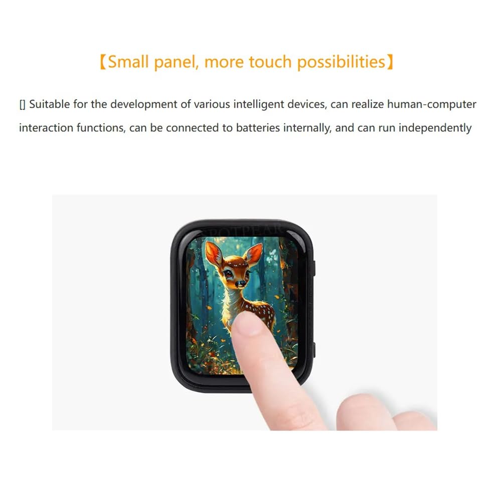 Placa de Desarrollo con Pantalla Táctil AMOLED de 1,8 Pulgadas, Qmi8658, Micrófono y Audio, de IA, Reloj Programable por Voz.