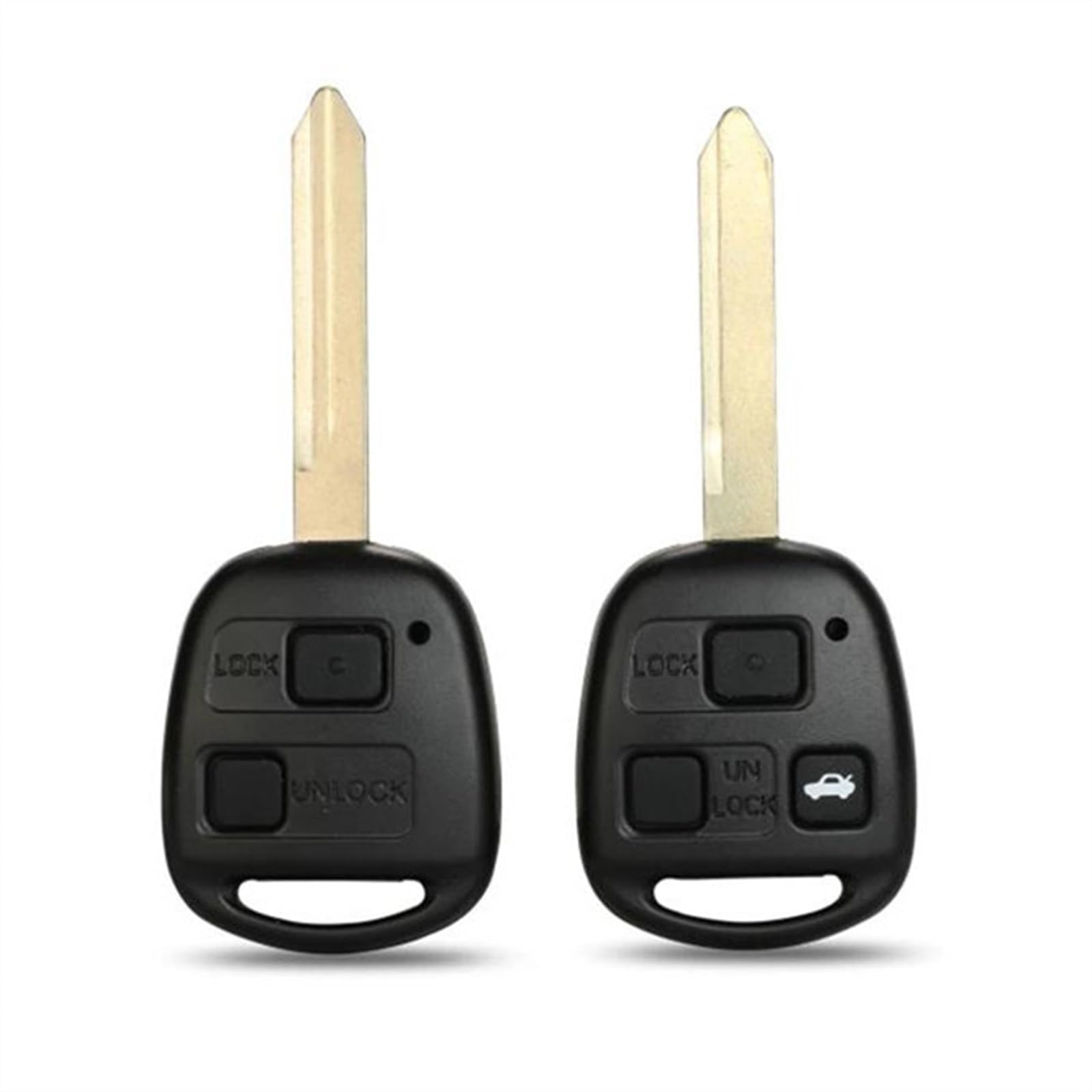 Guscio per chiave auto, per Corolla, per Land, per Cruiser, per Prado, per Tarago, per FJ, per Previa, per Celica, per Avensis, 1 pezzo