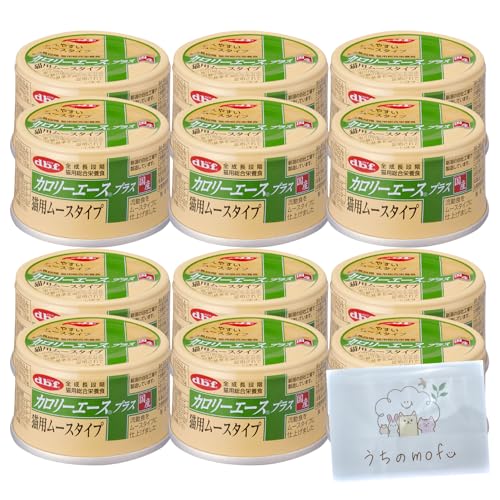 デビフ 缶詰 85g カロリーエース プラス 猫用 ムースタイプ 12個 高栄養フード 高カロリー 高齢 高齢猫 シニア猫 + うちのmofuティッシュ付き