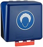 neoLab Acrylnitril-Butadien-Styrol Aufbewahrungsbox für Haarhauben, Blau/Schwarz, 236 mm x 125 mm x 225 mm