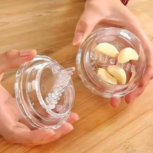 New Multifunctional Garlic Crusher Manual Garlic Press Roll Chopper Home Appliance Kitchen Gadgets Accessories 7.5 * 4cm