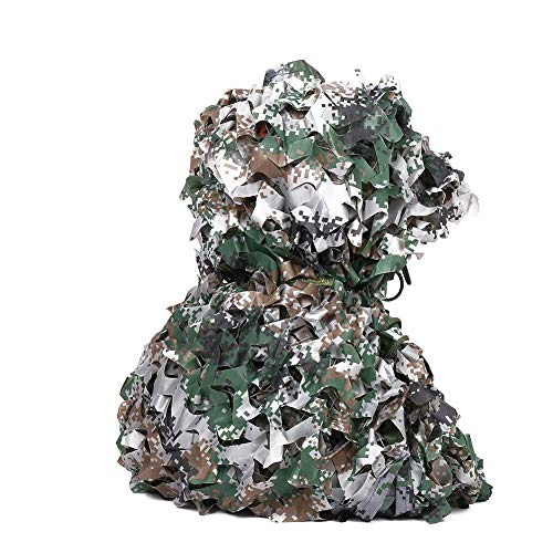LGLFDJ Tarnnetz Sonnenschutz, Camouflage Net Indoor CS Outdoor Dekoration Dschungeltarnung Net Schatten Net Sonnencreme…