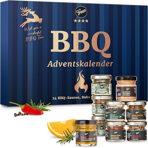 Gepp’s BBQ Adventskalender I Feinkost Kalender mit 24 Überraschungen für die Adventszeit I...