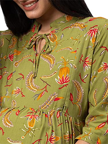 Image of AV2 Women's Rayon Relaxed Fit A Line Maternity Wear
