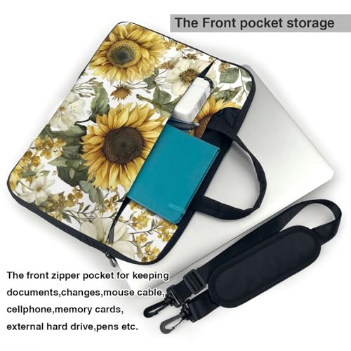 Maletín impermeable para laptop 15.6 pulgadas con asa y correa miniatura 6
