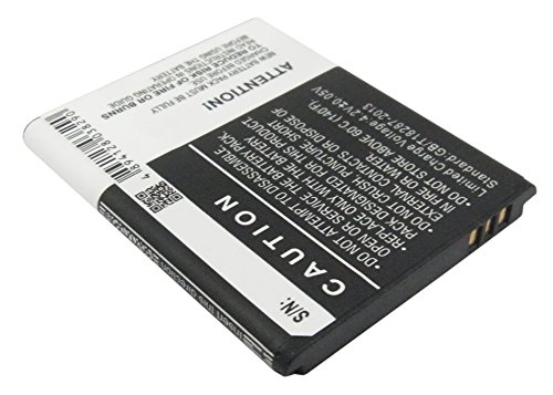 Colore: Nero TECHTEK Batteria 1100mAh compatibile con [Vodafone] 845, 858, 858 Smart, V858, VF858, per [Huawei] C5800s, C8500, C8500S, GAGA, IDEOS, Ideos X1, IDEOS X3, M835, scend Y100, T8100, T8300, U8120, U8150