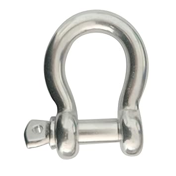 Felzon Marine Boat Anchor Chain Rigging Bow Shackle Pin 316 Stainless Steel 1-2inch