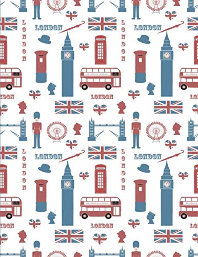 London Notebook: London Journal UK England Flag Journal Book Ruled Lined Page For Kids Teen Girl Women Lady Men Writer Traveler Great For Writing ... Page Paperback (London Notebook Journal)