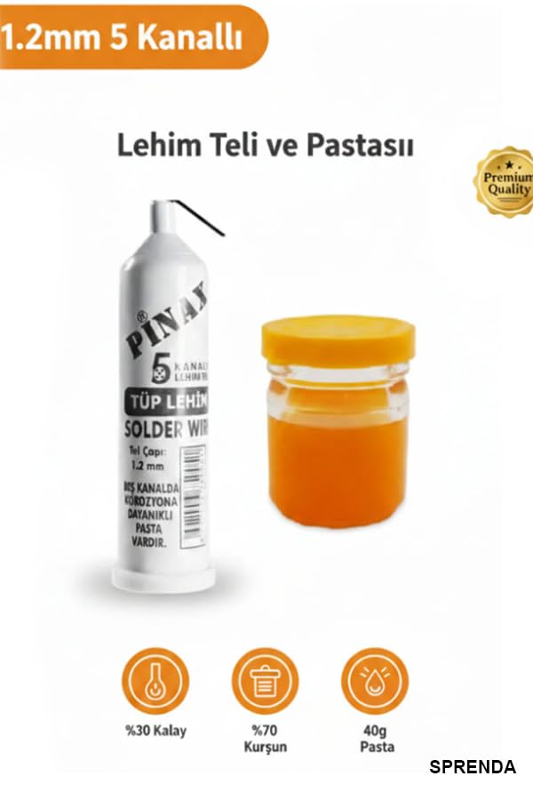 Tüp Lehim Teli 10 g 1.2 mm Lehim Pastası