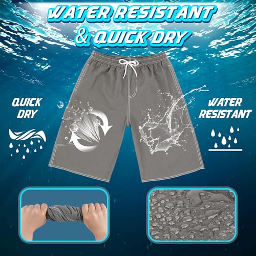 Image of Mens Swimming Trunks Swim Trunks Quick Dry Swim Shorts with Mesh Lining Funny Swimwear Bathing Suits