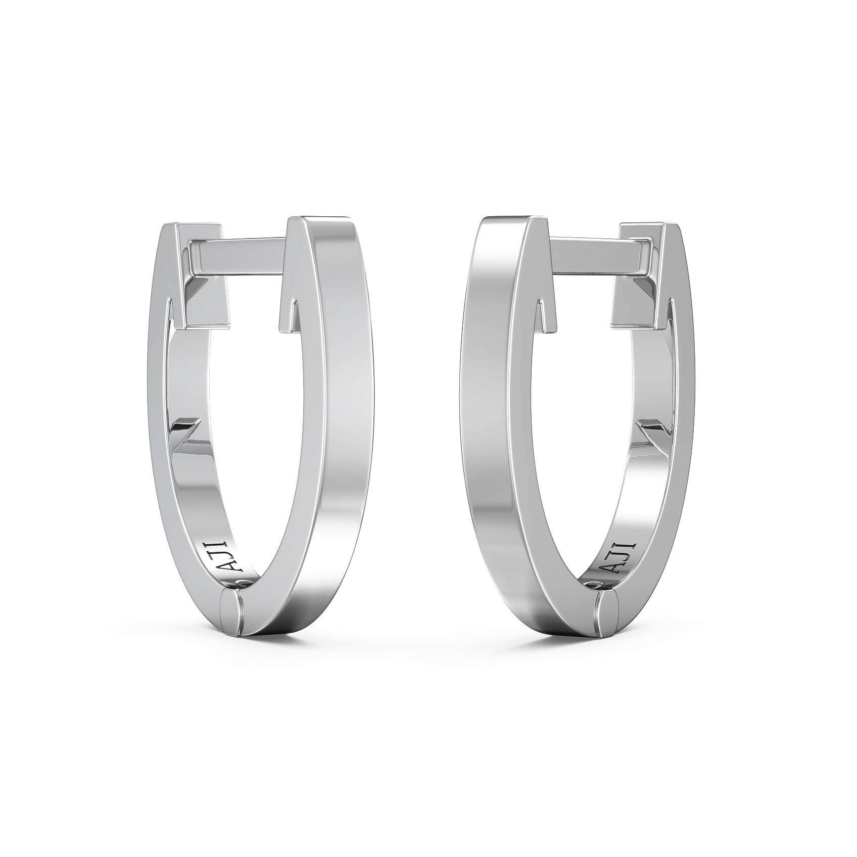 joyalukkas 950 Platinum Purity Sleek Platinum Earrings For Women-picture-4